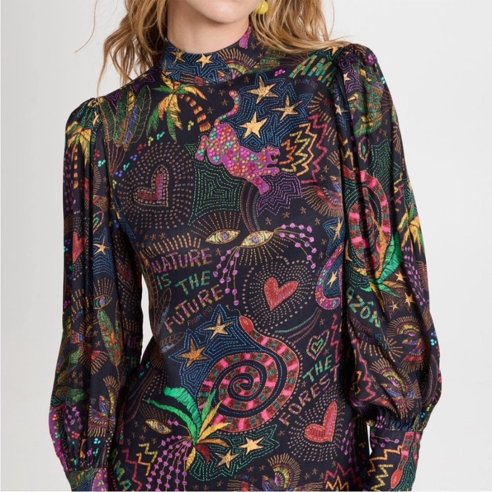 Farm Rio Amazonia Mini Dress